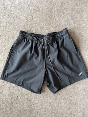 Speedo Gray Men's Swim Trunks